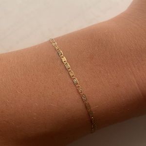 Gold, Rose Gold, and Silver Bracelet 10 KT PL